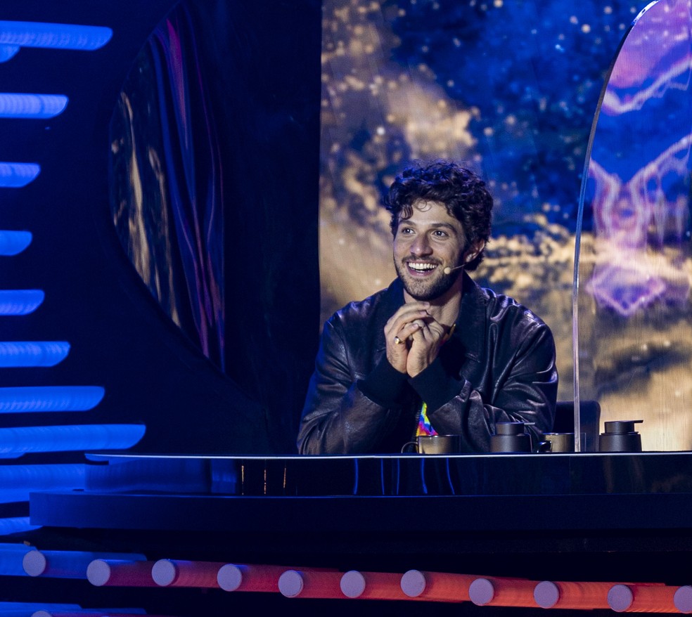 Chay Suede no 'The Masked Singer Brasil' — Foto: Globo