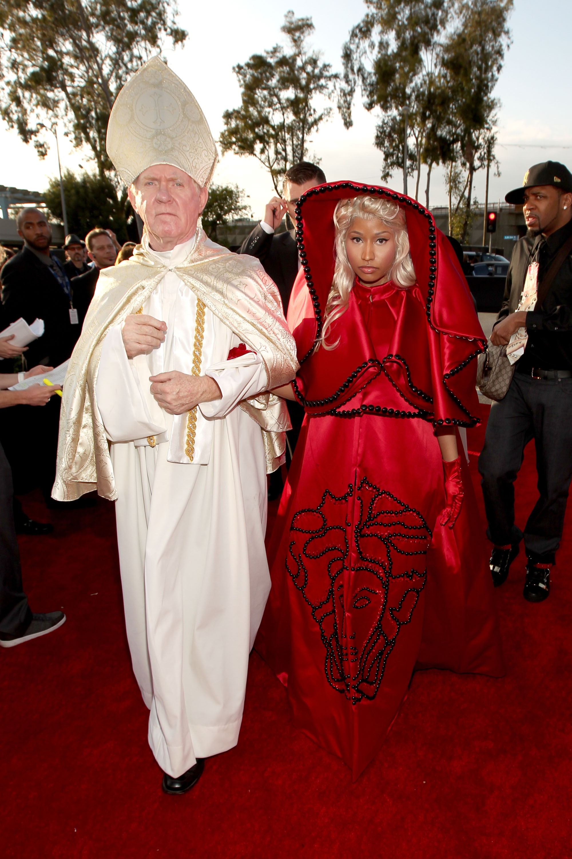 Nicki Minaj chegando ao tapete vermelho da premiação em 2012 (Foto: Christopher Polk/WireImage)