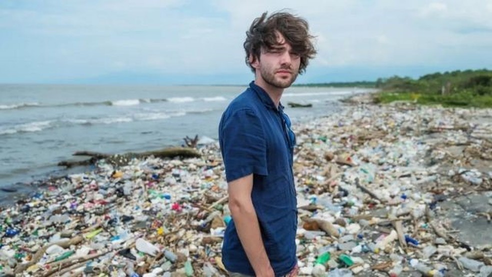 Boyan disse que espera que não haja mais necessidade do trabalho do The Ocean Cleanup no futuro — Foto: THE OCEAN CLEANUP