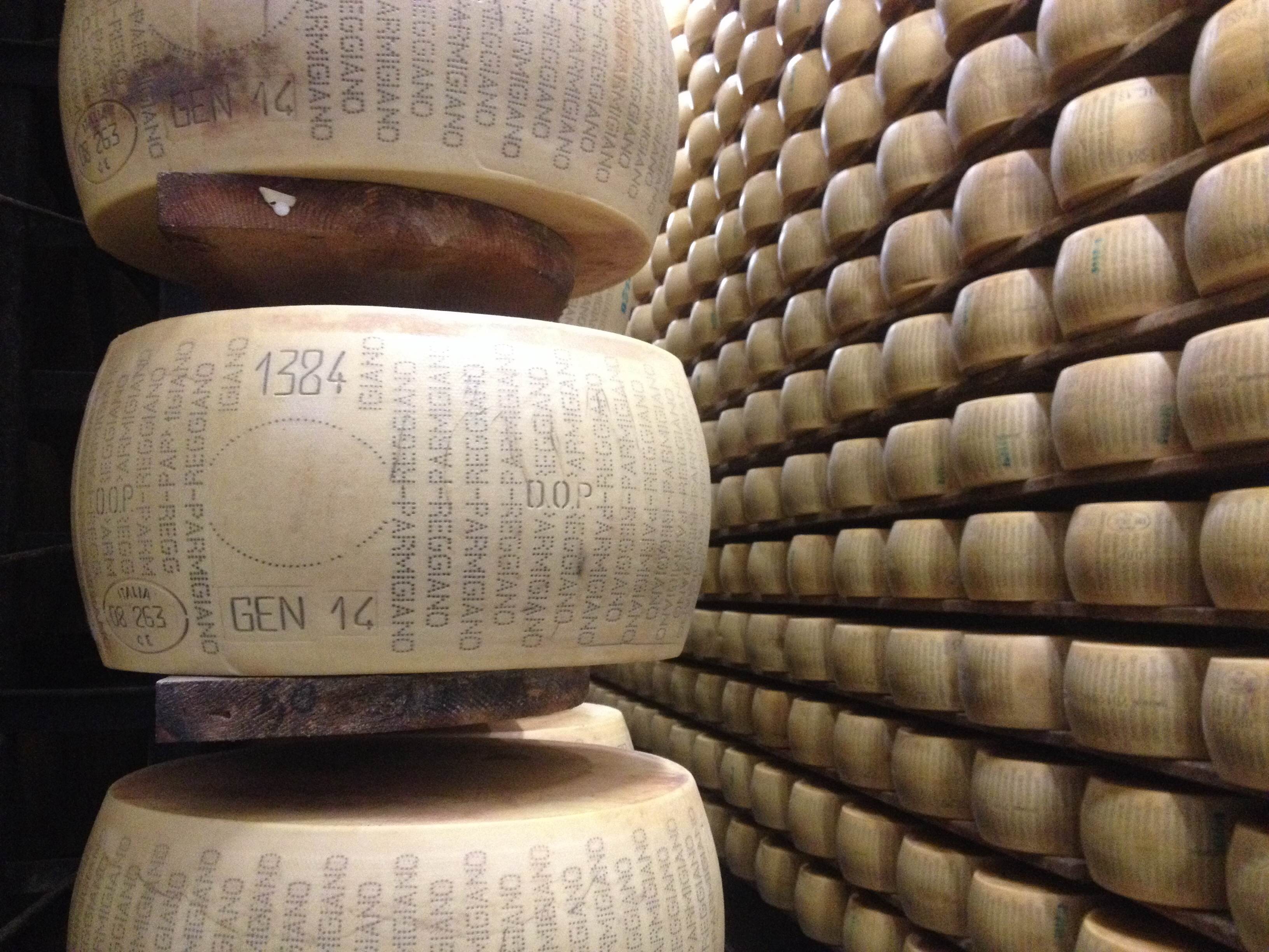 O queijo Parmigiano-reggiano é praticamente uma grife (Foto: Wikimedia Commons)