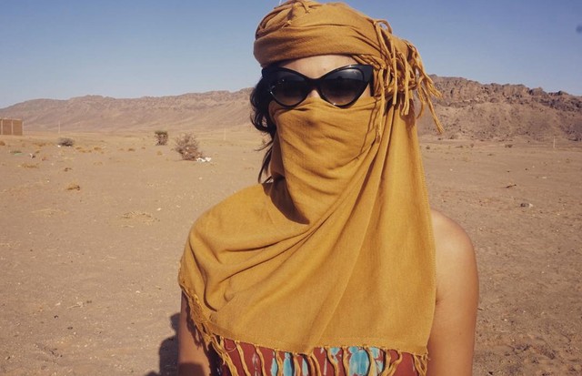 Giulia Costa no Deserto do Saara (Foto: Reprodução/Instagram)