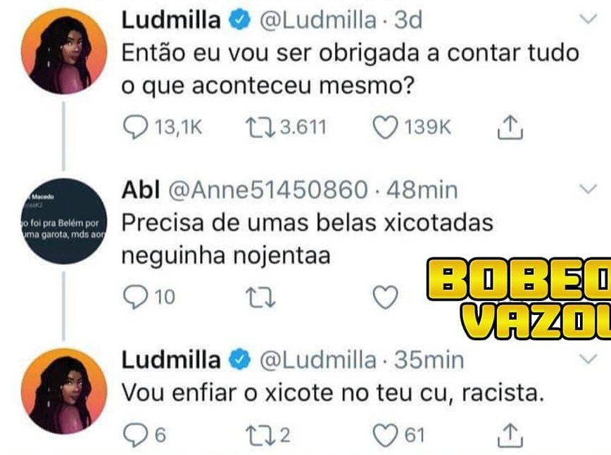 Ludmilla é alvo de racismo e rebate (Foto: Reprodução / Instagram)