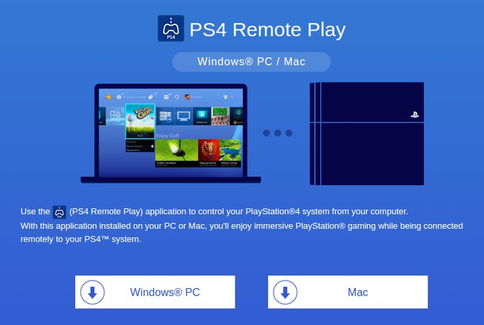 PS4 tem app para o Remote Play (Foto: Divulgação/Sony)