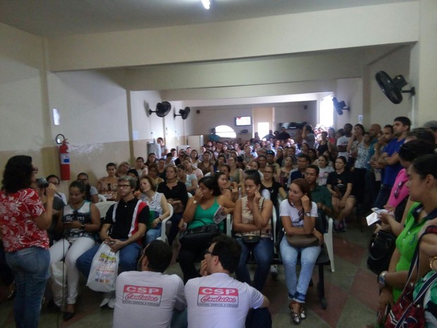 Professores ficaram insatisfeitos com o atraso  (Foto: Divulgação/Assessoria)