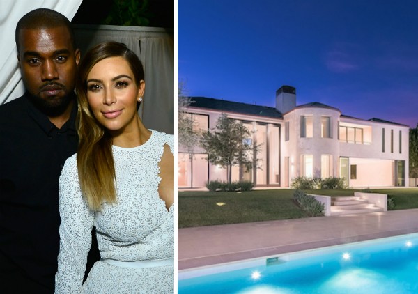 A casa vendida por Kanye West e Kim Kardashian (Foto: Getty Images/Divulgação)