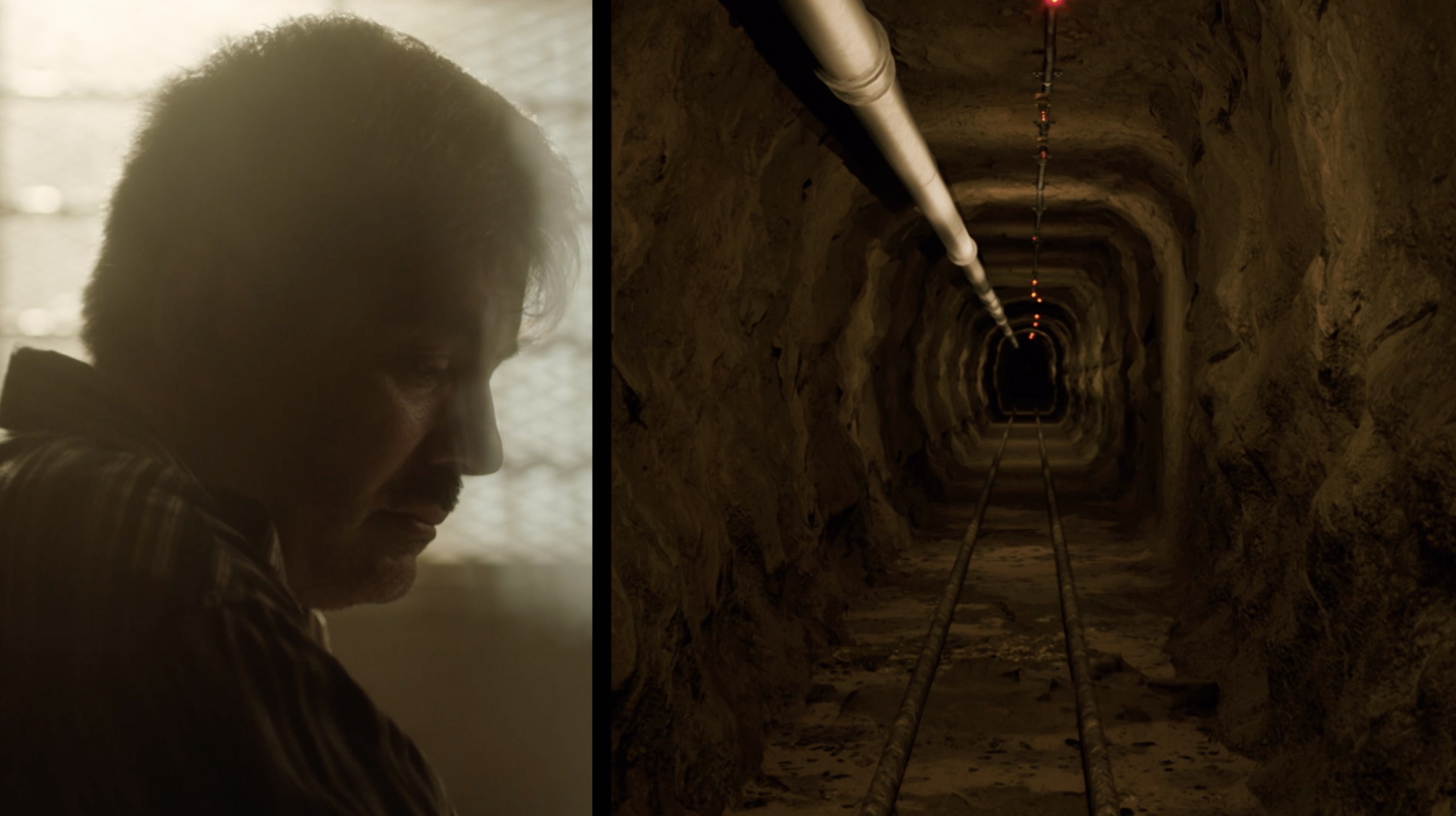 Os famosos túneis do narcotraficante El Chapo Guzmán estão no primeiro episódio da série (Foto: Divulgação/ History)