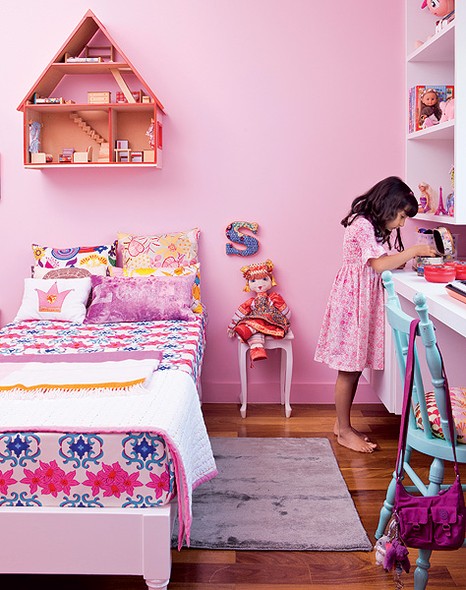 Quarto para meninas de 9 anos e de meninas de 6 anos e de meninas de meninas  de 3 anos