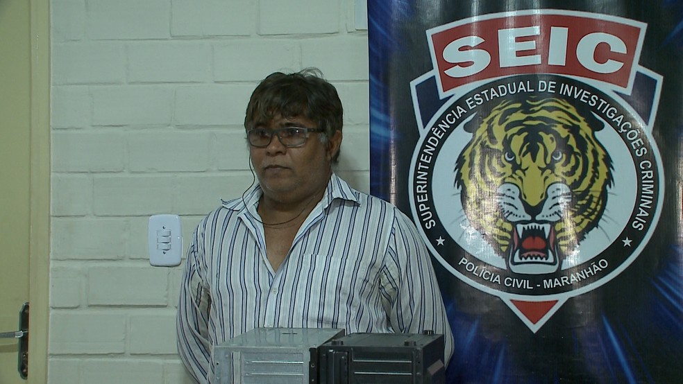 Fotografo José Carlos Mesquita Oliveira foi preso em Rosário (MA). (Foto: TV Mirante)