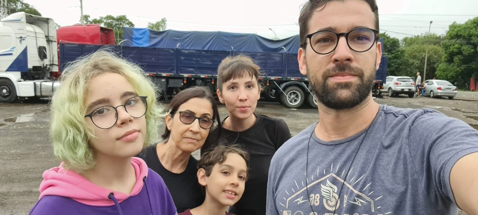 André está preso junto com a família.  — Foto: André Mazini/Arquivo pessoal