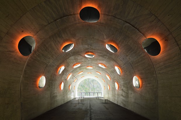 Túnel abandonado no Japão é transformado em espaço de artes (Foto: Divulgação / MAD Architects)