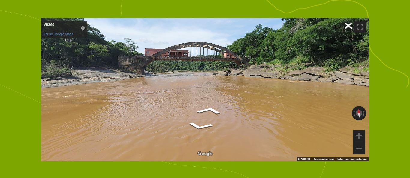 Agora é possível percorrer o Rio Doce pelo Google Street View (Foto: Reprodução)