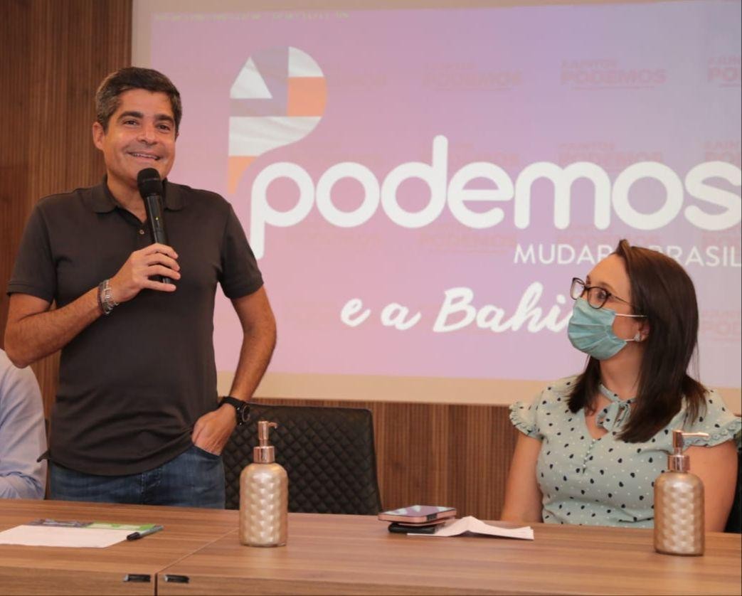 Partido de Moro, Podemos anuncia apoio à pré-candidatura de ACM Neto ao governo da Bahia