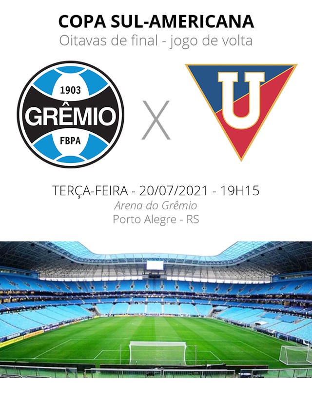 Grêmio x LDU: Confira as Principais informações do confronto