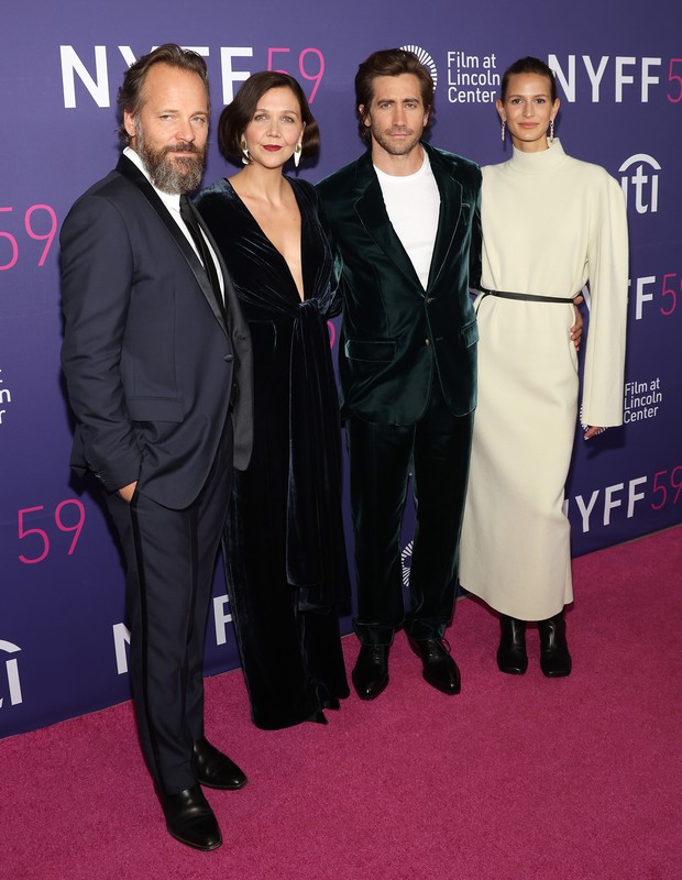 Peter Sarsgaard, Maggie Gyllenhaal, Jake Gyllenhaal, and Jeanne Cadieu (Foto: Getty Images)