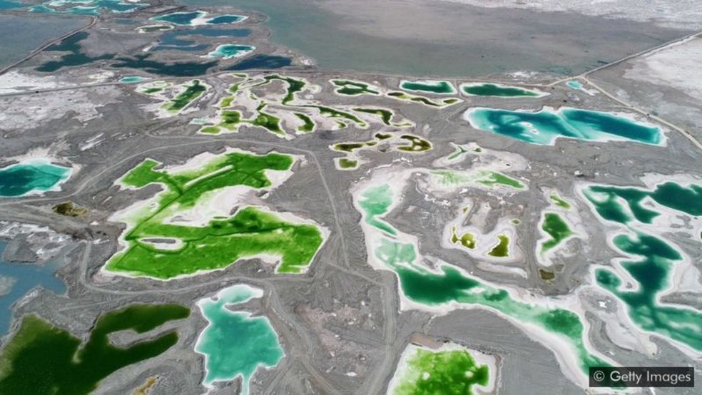 Lago Esmeralda, na província de Qinghai, na China — Foto: Getty Images via BBC