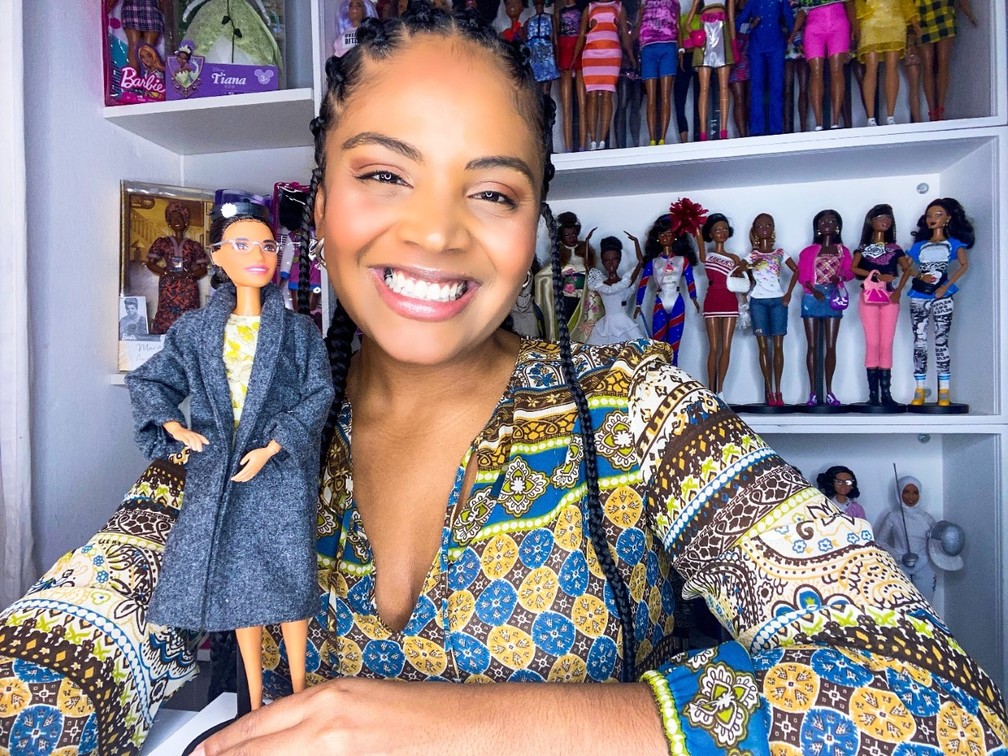Rafaele começou coleção de bonecas em 2017 — Foto: Rafaele Breves/Divulgação
