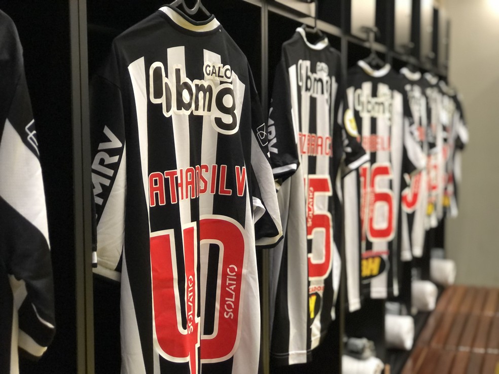 Uniformes do Atlético devem ter troca de fornecedora em 2022 — Foto: Pedro Souza/Atlético-MG 