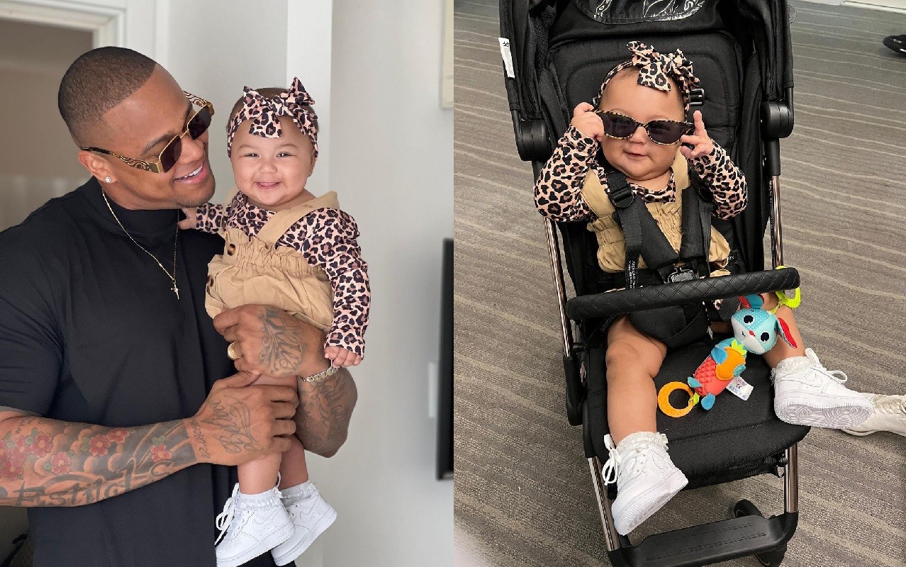 Leo Santana se derrete pela filha Liz: Olha meu estilo e felicidade indo passear com papai (Foto: Reprodução Instagram)