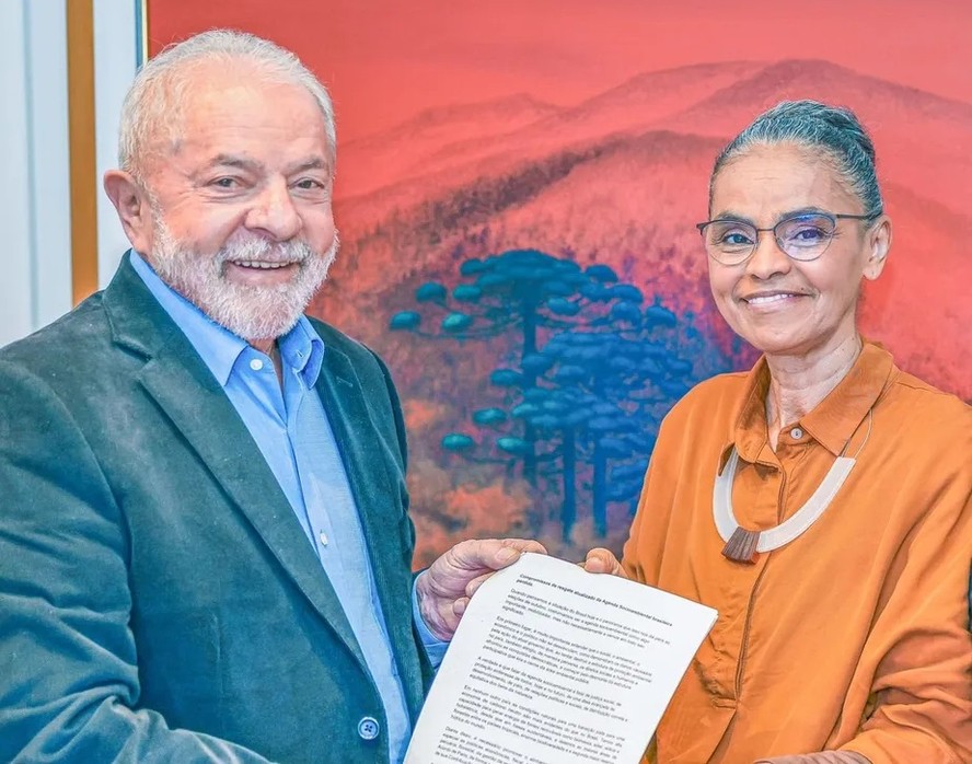 Ex-presidente Lula e ex-ministra Marina Silva se reencontram em SP
