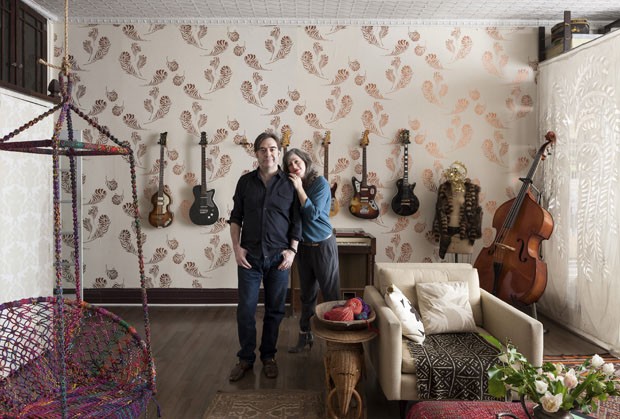 O descolado lar de um músico, em NY  (Foto: Bruce Buck / The New York Times)