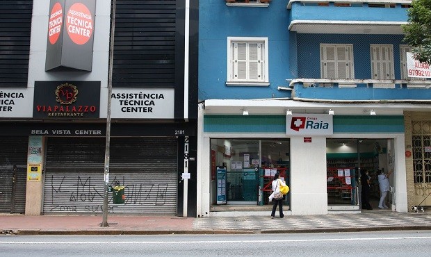 Comércio na quarentena em São Paulo (Foto: Rovena Rosa/Agência Brasil)