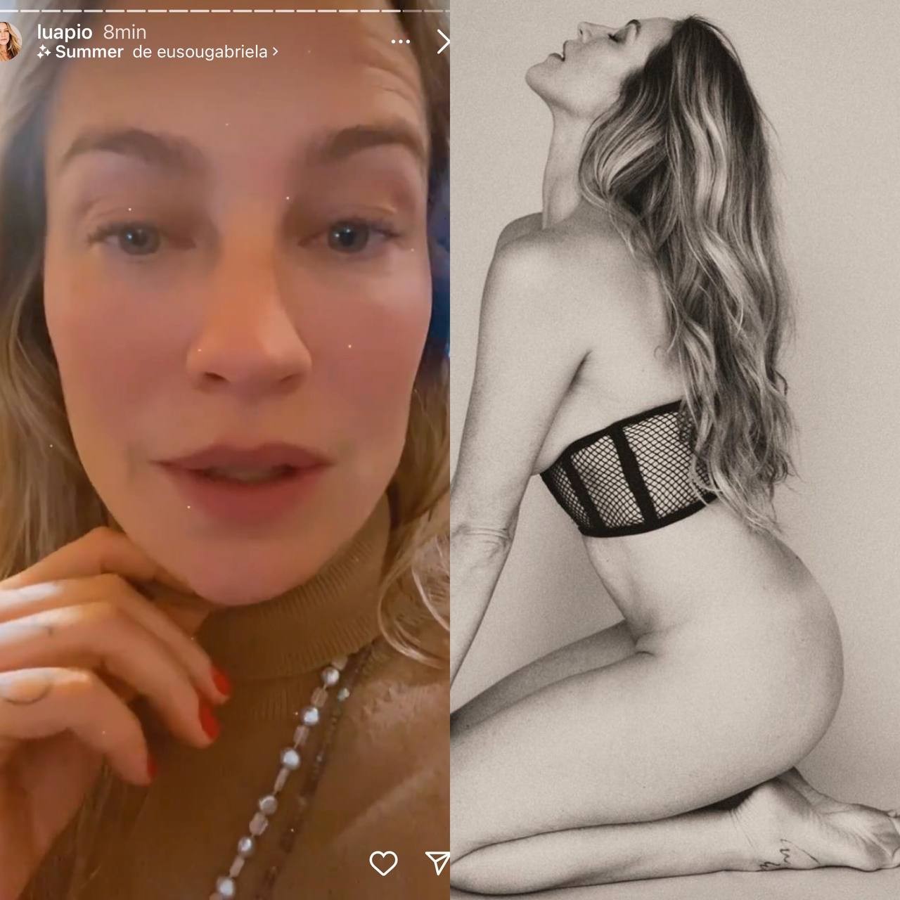 Luana Piovani fala sobre 'pé sujo' em foto sensual e dispara: 'É a minha cara' (Foto: Reprodução / Instagram)