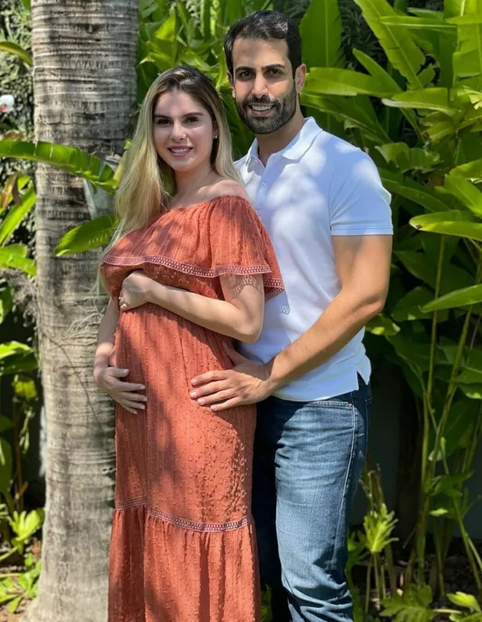 Brbara Evans, na poca em que estava grvida de Ayla  Foto: Reproduo / Instagram