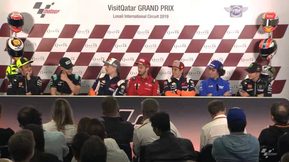 Mundial de Motovelocidade - Coletiva de Imprensa abre as atividades do Grande PrÃªmio do Catar...